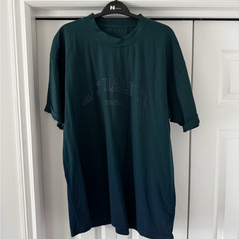 Alphalete Blue Short Sleeve Tee Crew Neck